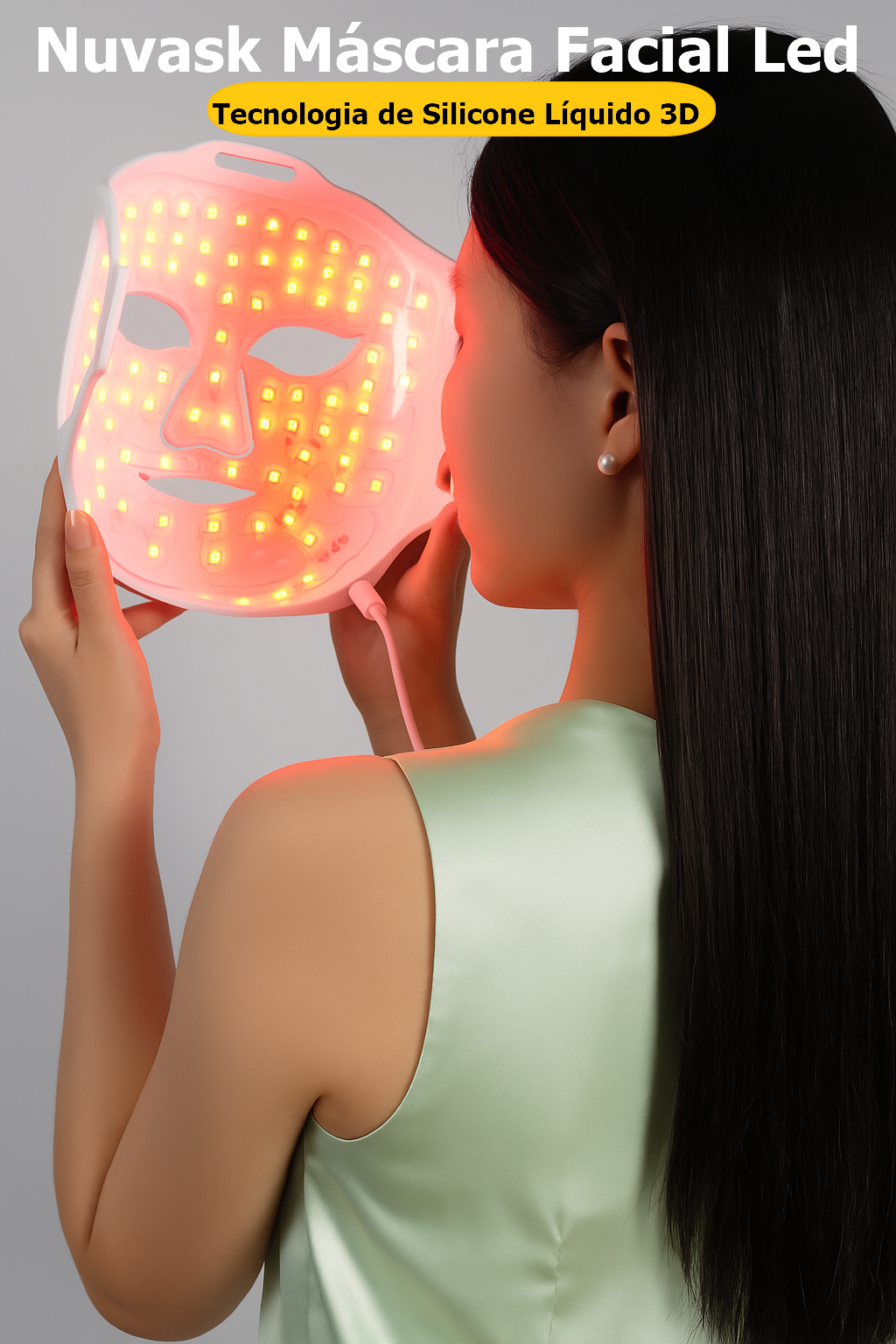 Máscara LED Detalhe